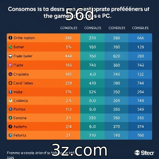 Estudo revela preferências dos gamers em consoles versus PC